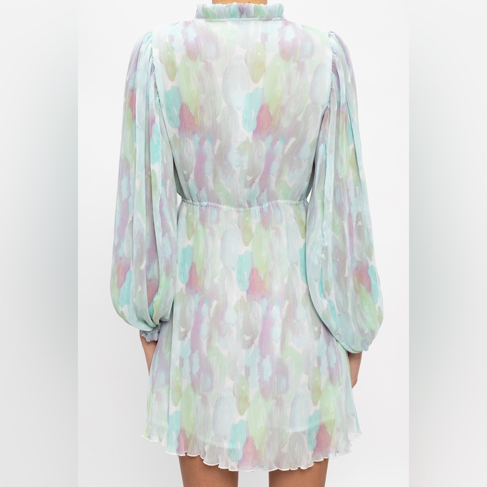 Ganni Micro Pleat Dress - Picture 3 of 8